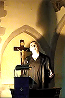 Jayl recites Psalm 23 - Pulpit - St.Petyer and St.Paul - Dymchurch