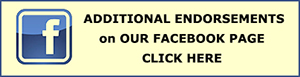  Additional Endorsements on Our Facebook Page